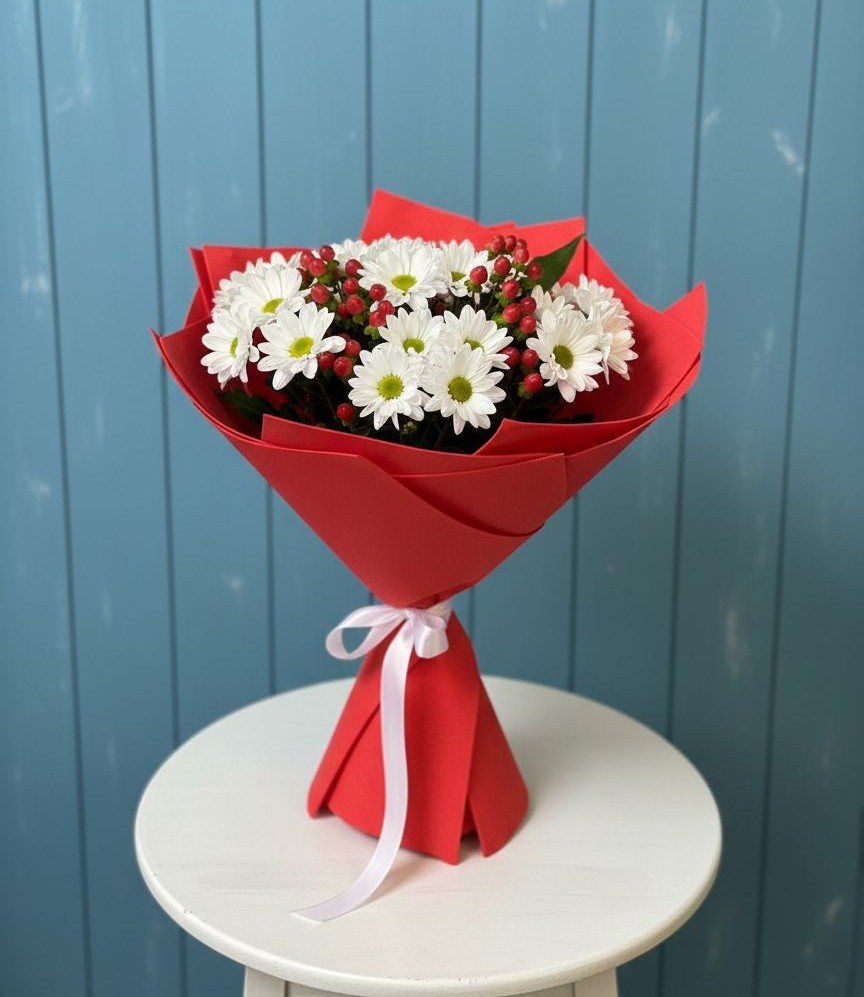 Букет цветов из: Хризантемы в Калуге