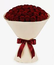 Букет 101 Бордовая роза Блэк Бакарра в Калуге