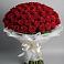 Букет 101 Красная роза Блэк Мэджик в Калуге
