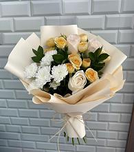 Букет цветов из:  Розы и Хризантемы #REPLACE_PRED# Калуге