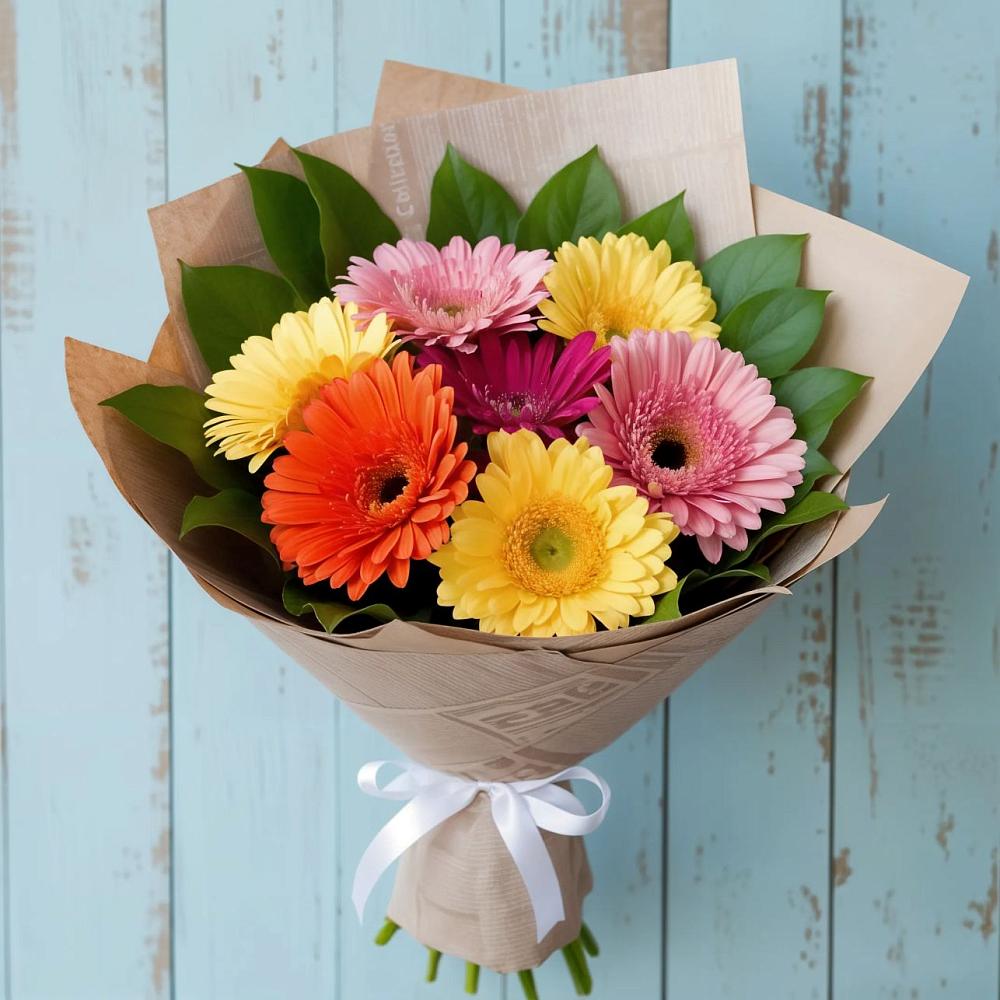 Букет цветов из: Герберы в Калуге