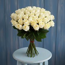 Букет 51 Белая роза Эдлесс Лав #REPLACE_PRED# Калуге