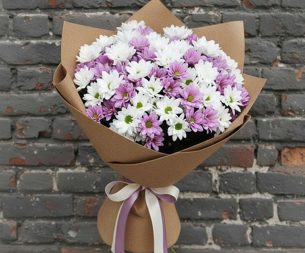 Букет цветов из: Хризантемы в Калуге