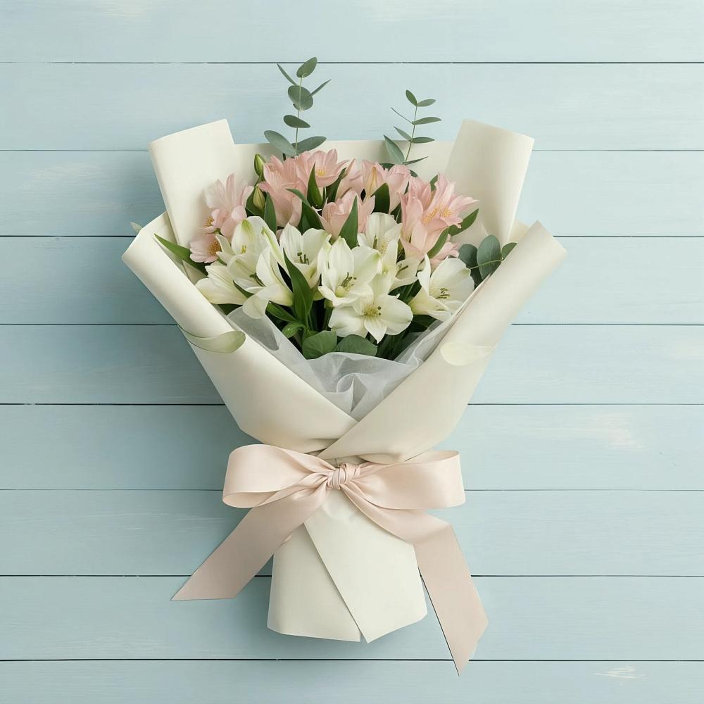 Букет цветов из: Альстромерии в Калуге