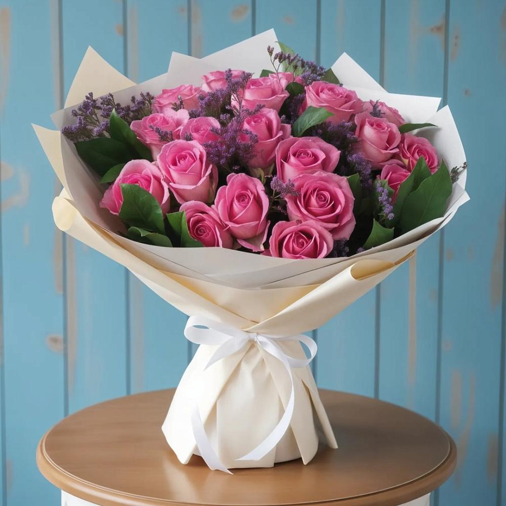 Букет цветов из: Розы в Калуге