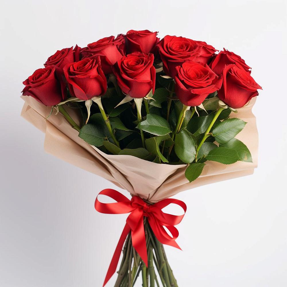 Букет 11 Красных роз Эдлесс Лав в Калуге