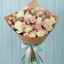 Букет цветов из:  Розы в Калуге